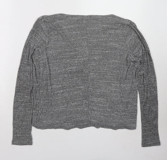 Womens UK Size 10 River Island Grey Basic Blouse