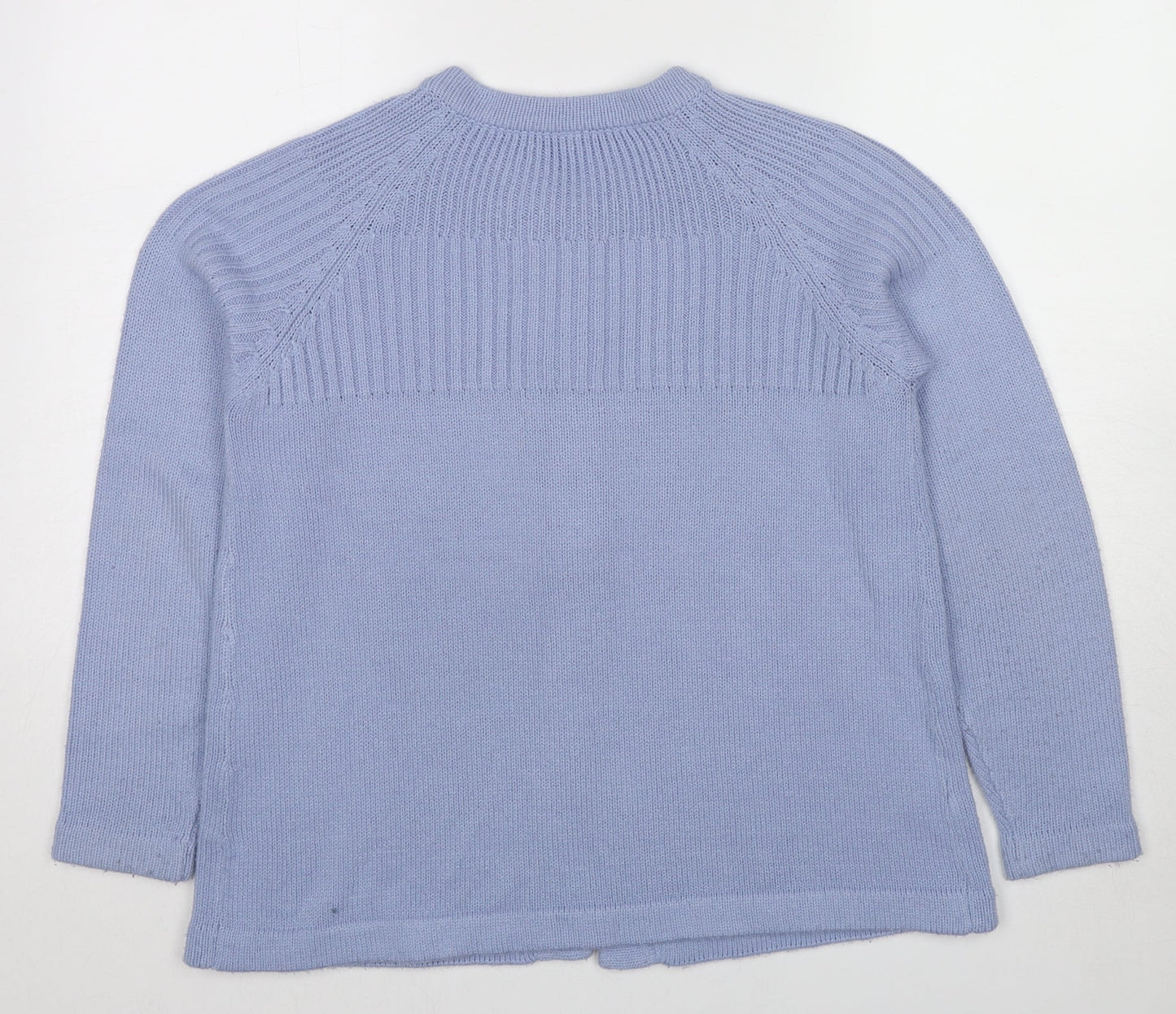 Womens UK Size 10 Marisota Blue Cardigan Jumper