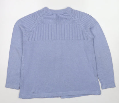 Womens UK Size 10 Marisota Blue Cardigan Jumper
