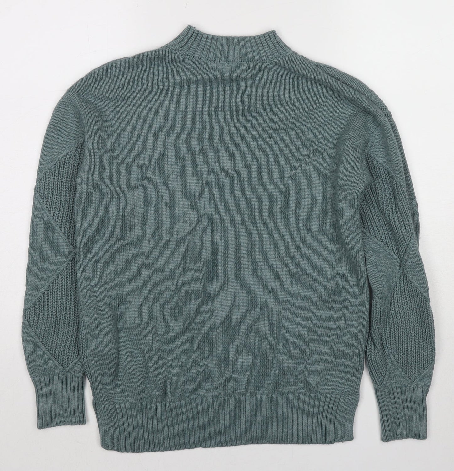 Womens UK Size S Marks and Spencer Green Pullover Jumper