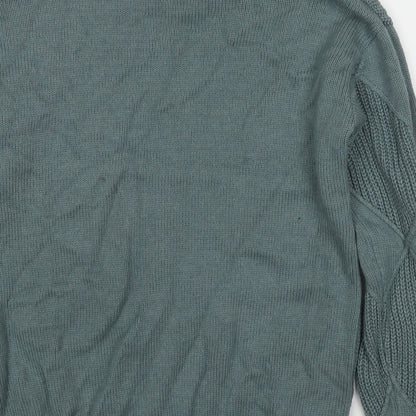 Womens UK Size S Marks and Spencer Green Pullover Jumper