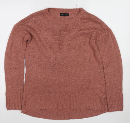 Womens UK Size S New Look Beige Pullover Jumper