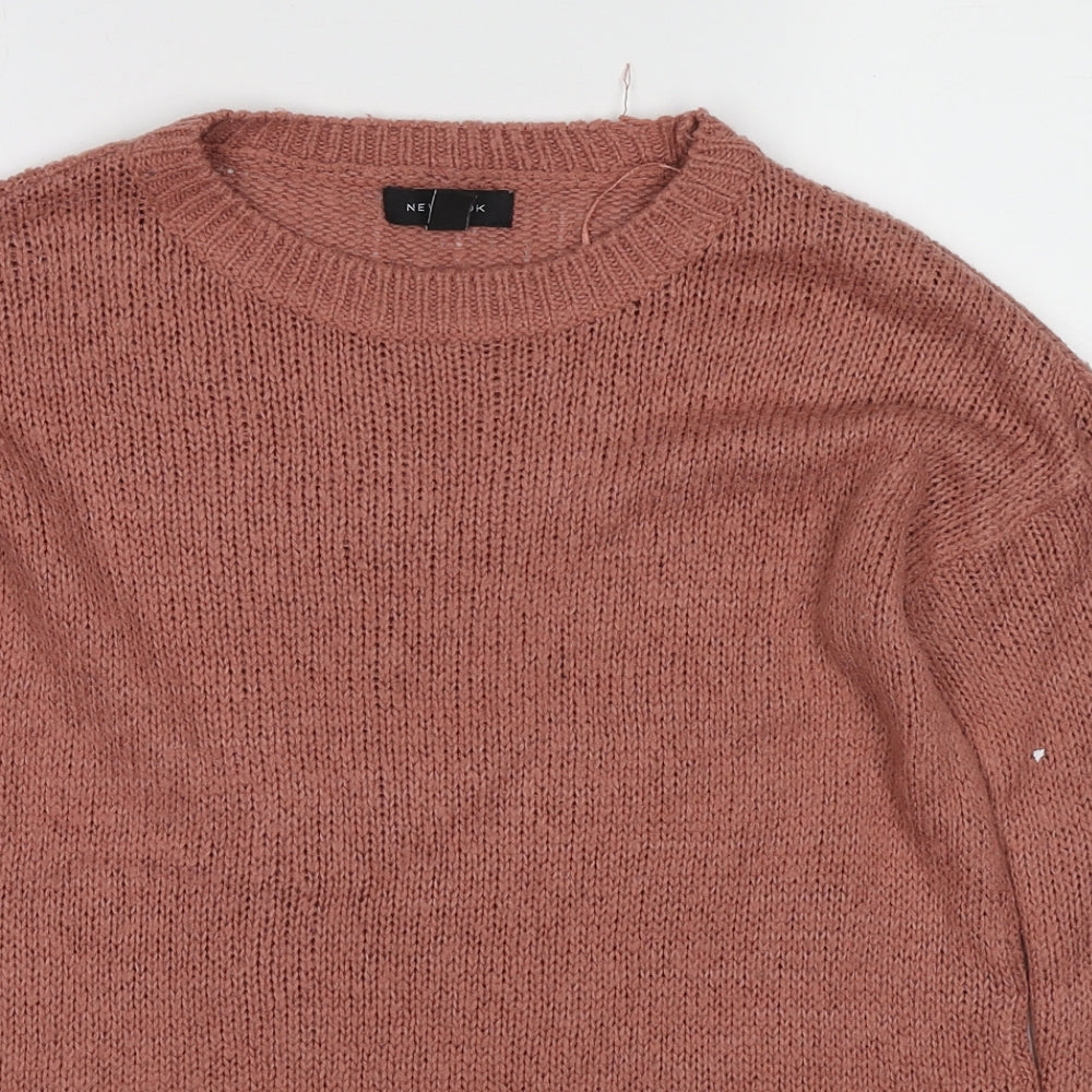Womens UK Size S New Look Beige Pullover Jumper