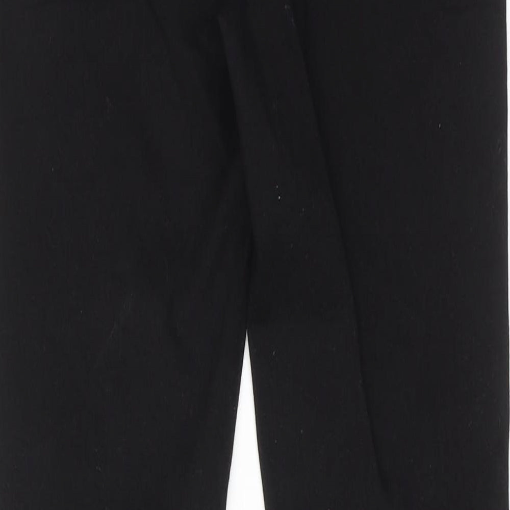 Denim & Co. Womens Black Cotton Skinny Jeans Size 6 Regular Zip