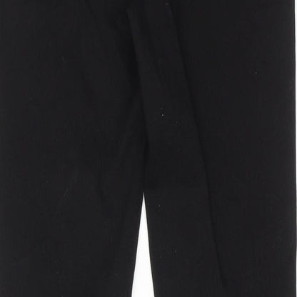 Denim & Co. Womens Black Cotton Skinny Jeans Size 6 Regular Zip
