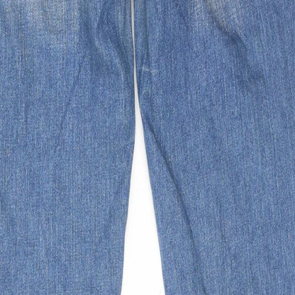 Hollister Womens Blue Cotton Skinny Jeans Size 28 in L31 in Regular Zip