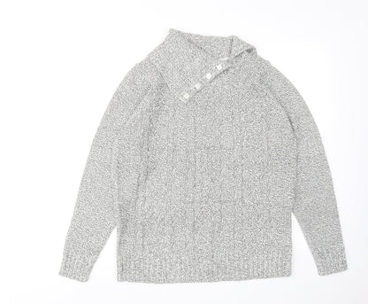 Womens UK Size M Bonmarché Grey Pullover Jumper