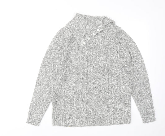 Womens UK Size M Bonmarché Grey Pullover Jumper