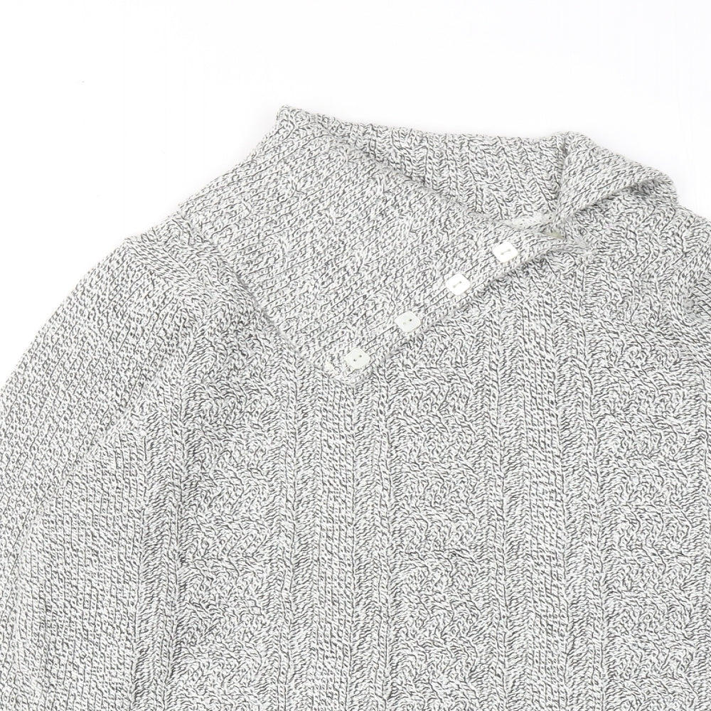 Womens UK Size M Bonmarché Grey Pullover Jumper