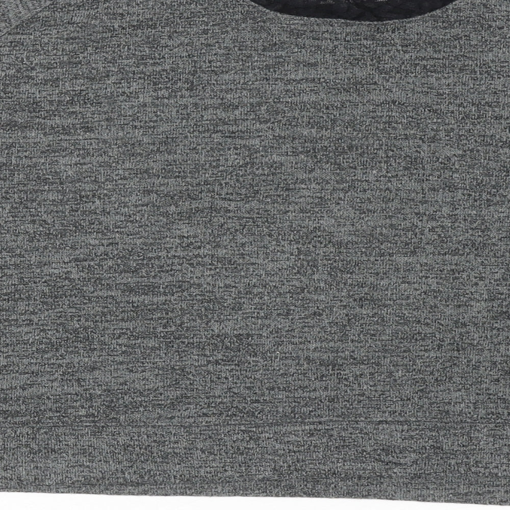 Victoria's Secret Womens Grey Round Neck Polyester Pullover Jumper Size L