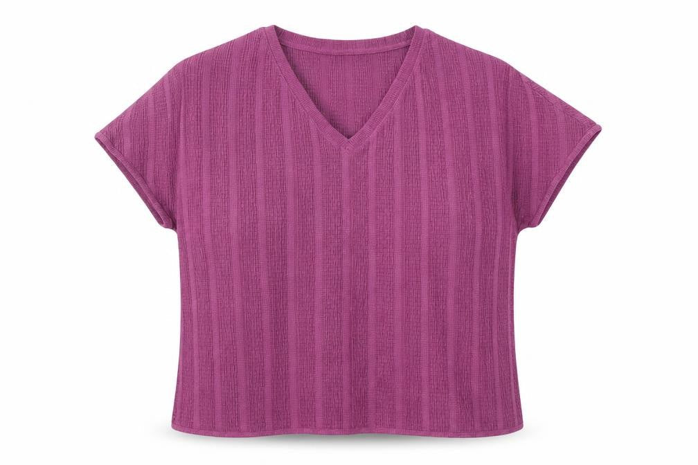 Womens UK Size 12 Marks and Spencer Purple Basic Blouse