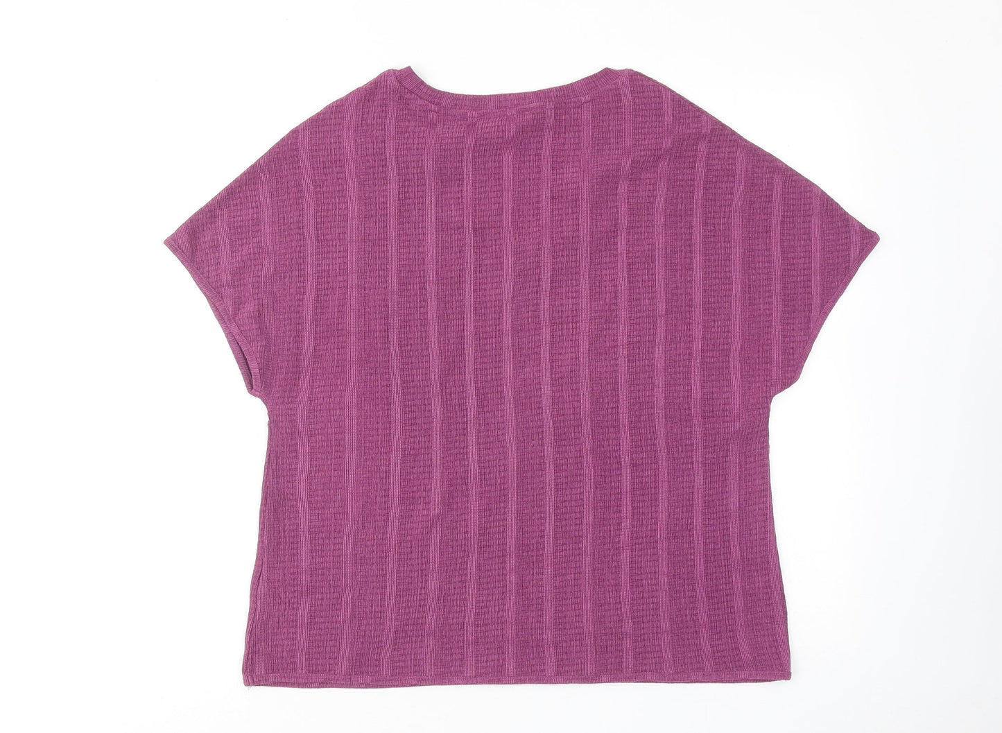 Womens UK Size 12 Marks and Spencer Purple Basic Blouse