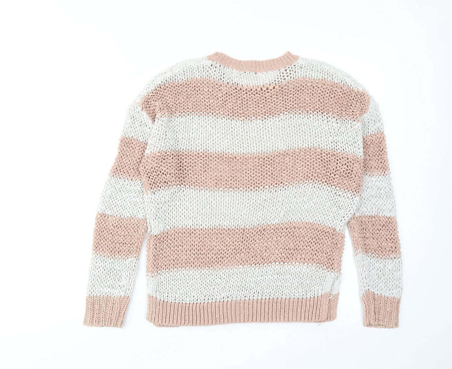Womens UK Size S FOREVER 21 Pink Pullover Jumper