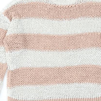 Womens UK Size S FOREVER 21 Pink Pullover Jumper