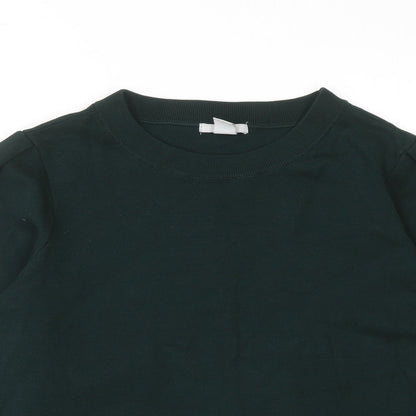 Womens UK Size L H&M Green Pullover Jumper