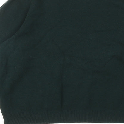 Womens UK Size L H&M Green Pullover Jumper