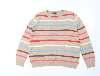 Womens UK Size 14 Marks and Spencer Multicoloured Pullover Jumper