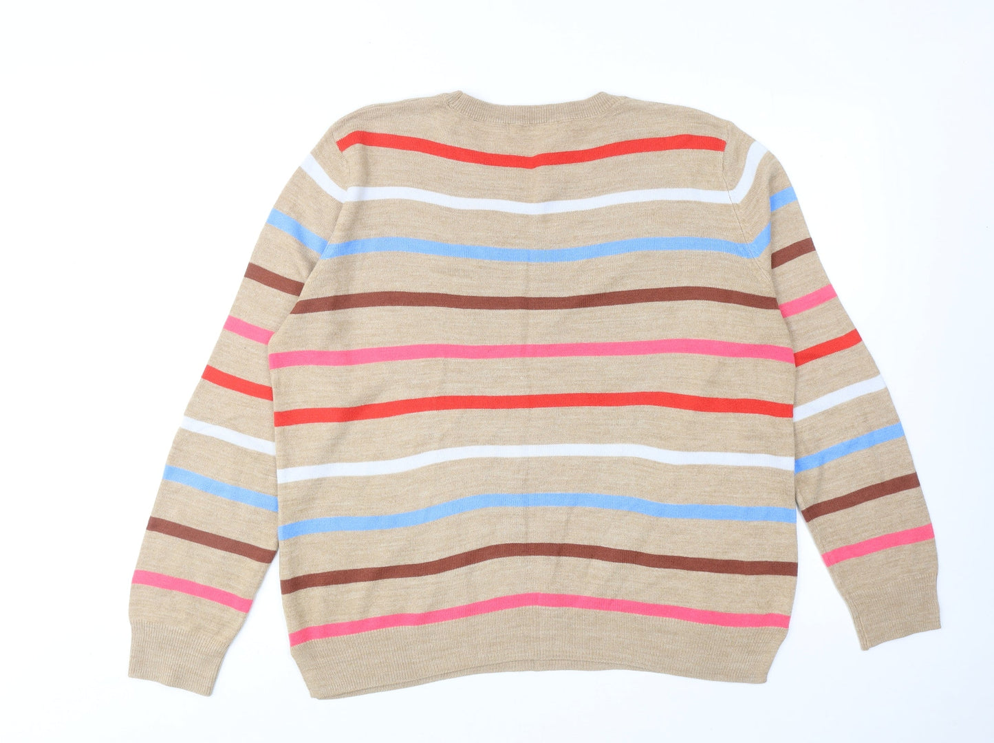 Womens UK Size 14 Marks and Spencer Multicoloured Pullover Jumper