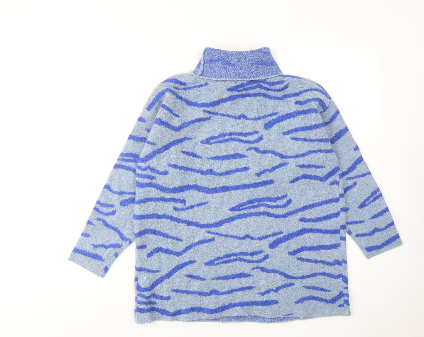 Womens UK Size M NA-KD Blue Pullover Jumper
