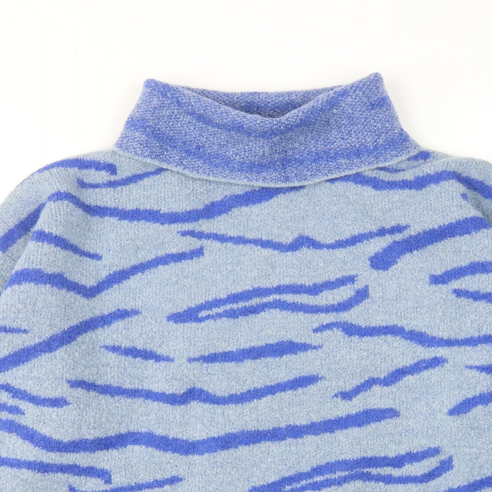 Womens UK Size M NA-KD Blue Pullover Jumper