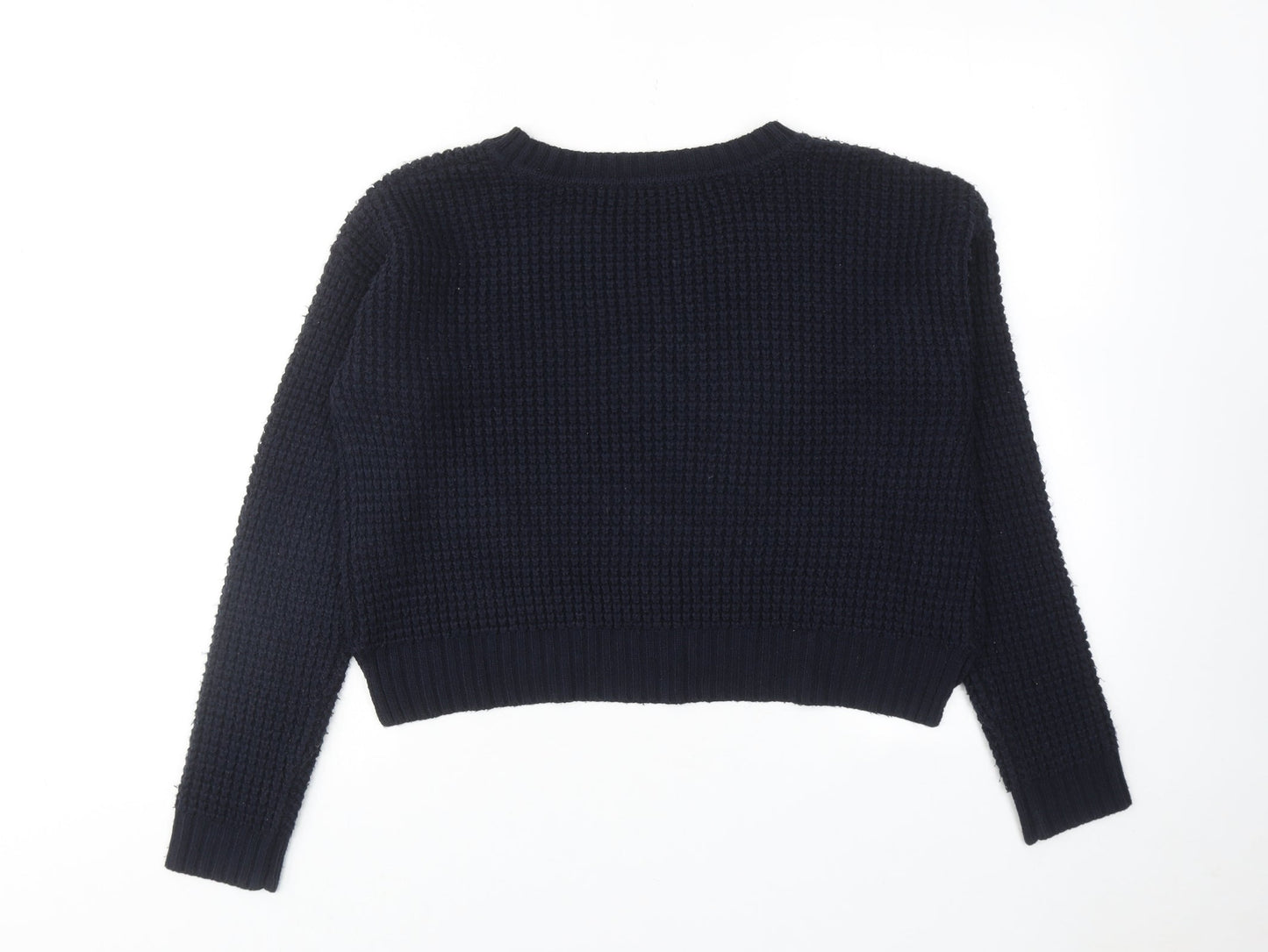Womens UK Size S FOREVER 21 Blue Pullover Jumper