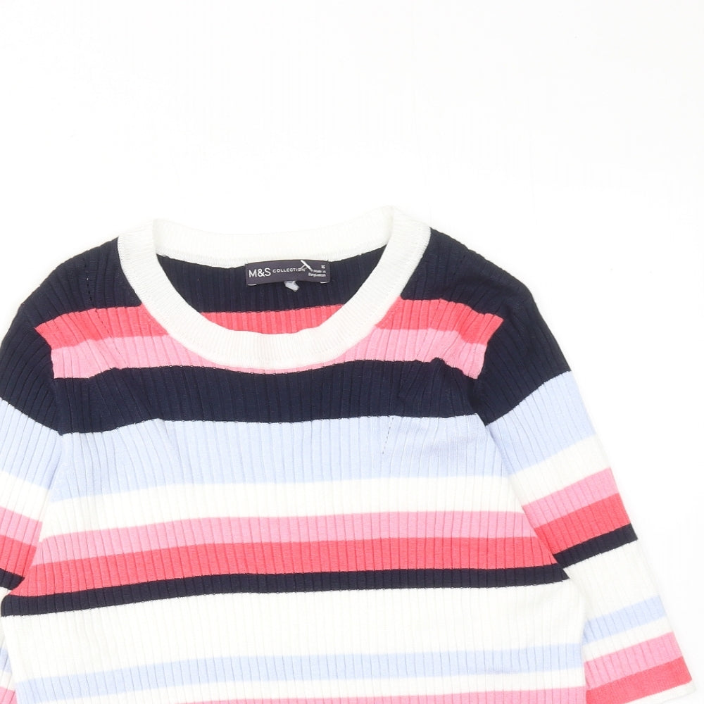 Womens UK Size 16 Marks and Spencer Multicoloured Pullover Jumper