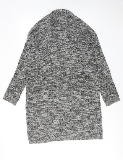 Womens UK Size S H&M Grey Full Zip Jumper