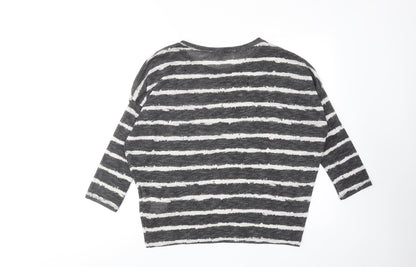 Womens UK Size M Zara Grey Pullover Jumper
