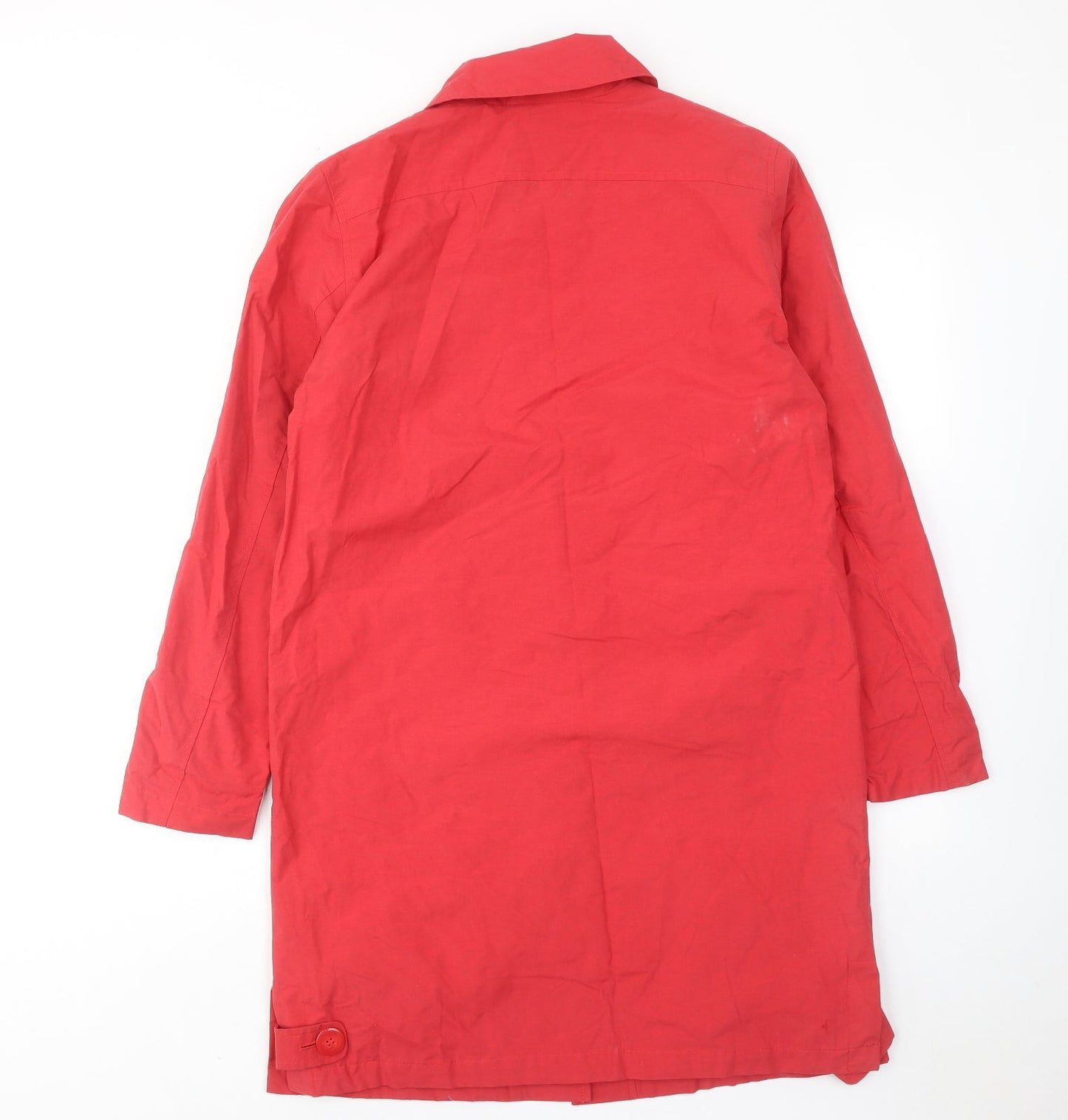 Four seasons Womens Pink Overcoat Coat Size S Button