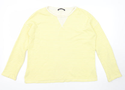 Womens UK Size 8 Marks and Spencer Yellow Basic T-Shirt