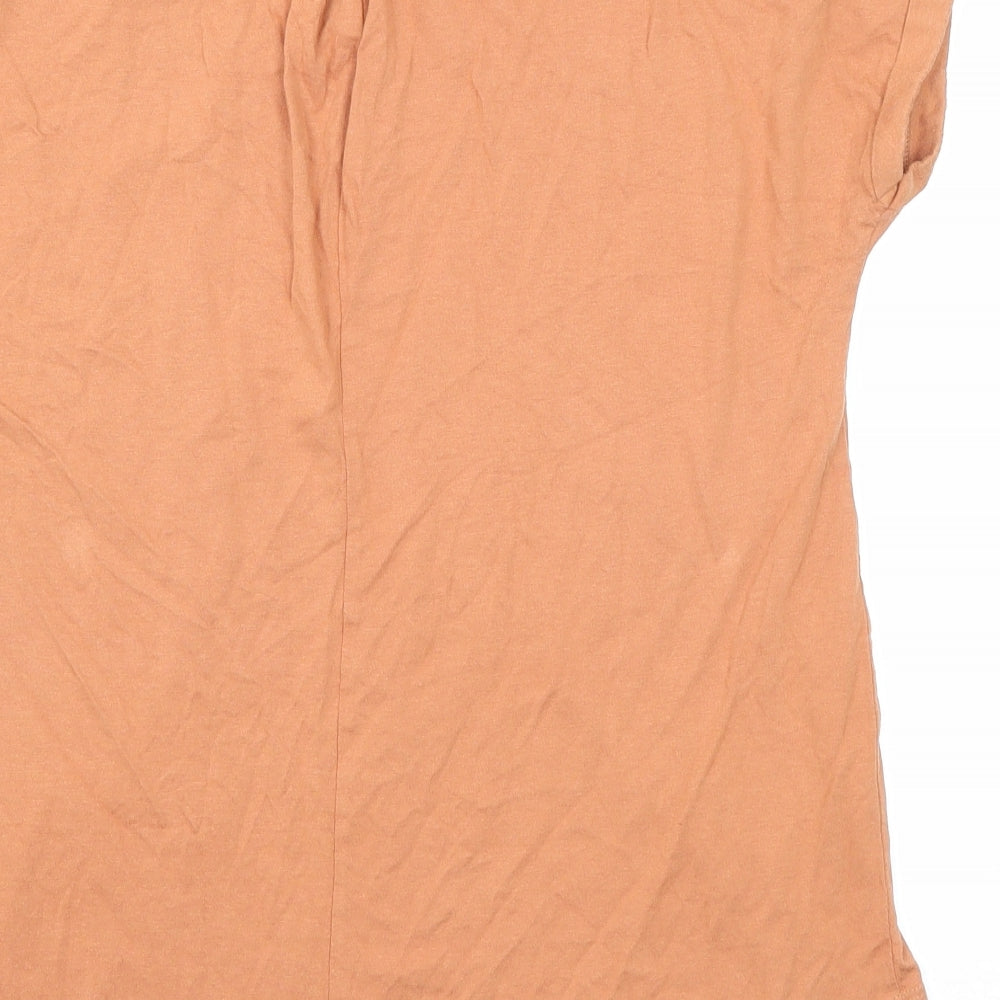 Womens UK Size 10 Anko Orange Basic T-Shirt