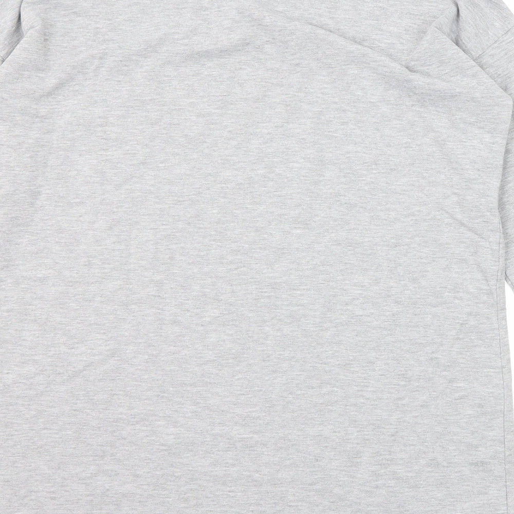 River Island Womens Grey Polyester Pullover Sweatshirt Size 8 Pullover - OH LA LA Long line