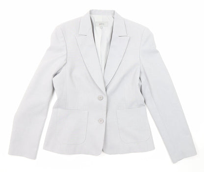Womens UK Size 8 Marks and Spencer Regular Grey Suit Jacket