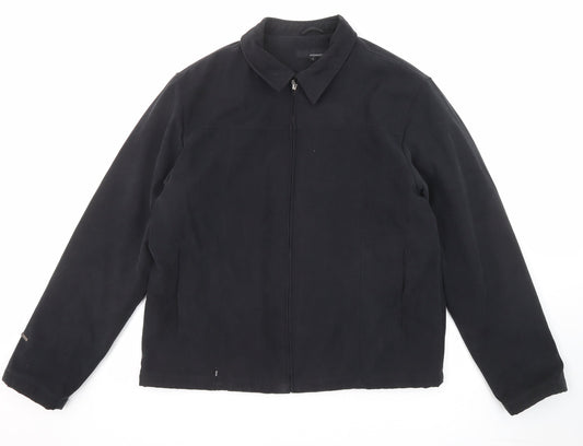 Mens UK Size L Fox Hole Black Jacket