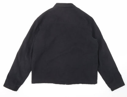 Mens UK Size L Fox Hole Black Jacket