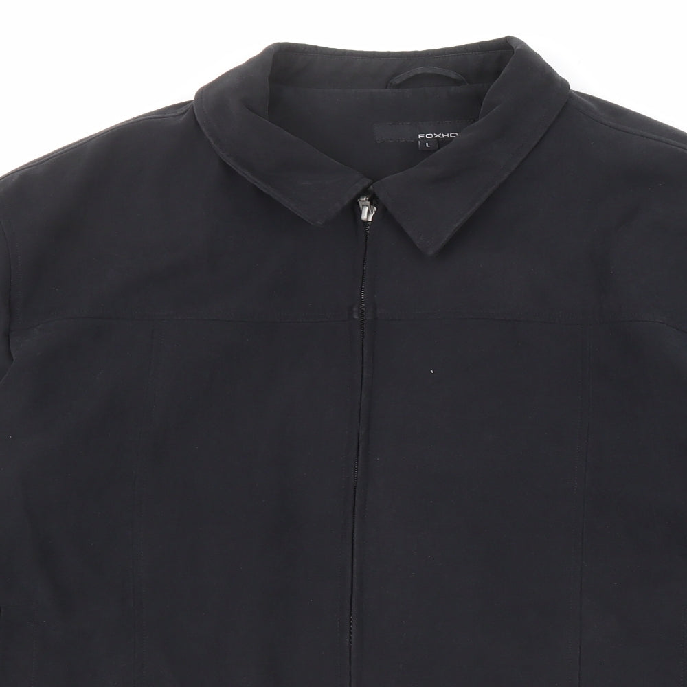 Mens UK Size L Fox Hole Black Jacket