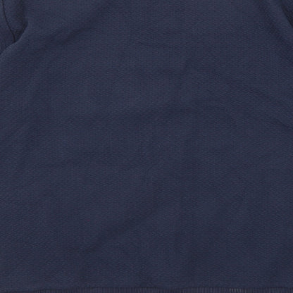 No Excess Mens Blue Cotton Pullover Sweatshirt Size XL