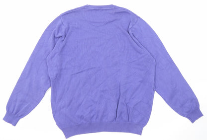 Womens UK Size L Marks and Spencer Purple Pullover Jumper