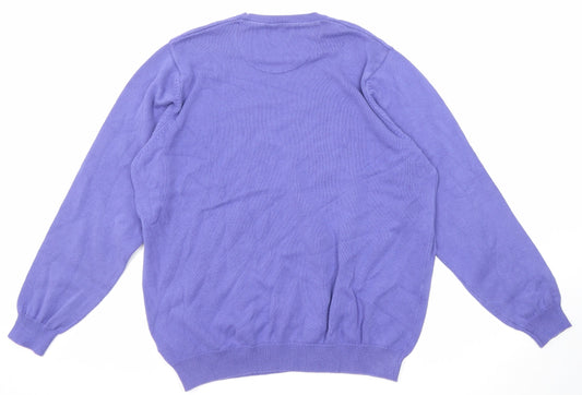 Womens UK Size L Marks and Spencer Purple Pullover Jumper