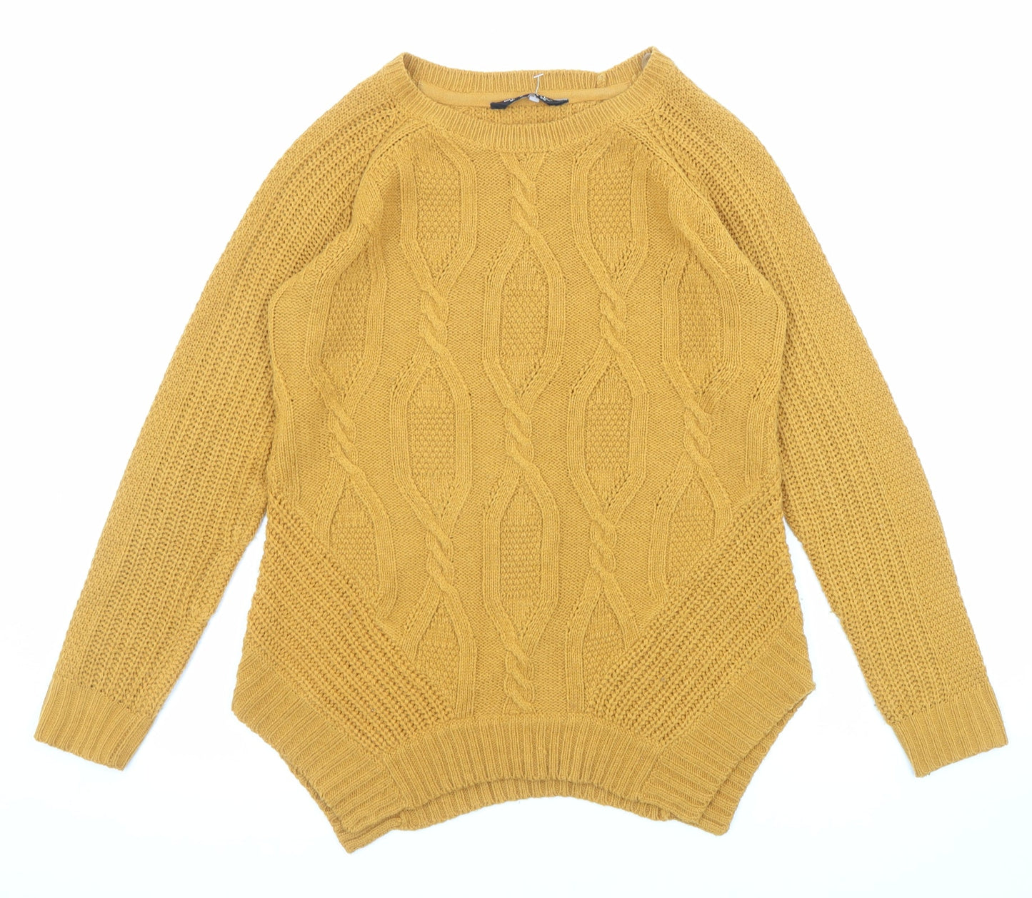 Womens UK Size 8 Select Yellow Pullover Jumper