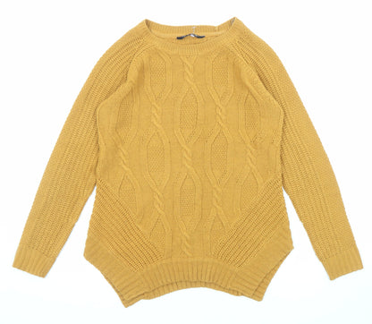 Womens UK Size 8 Select Yellow Pullover Jumper
