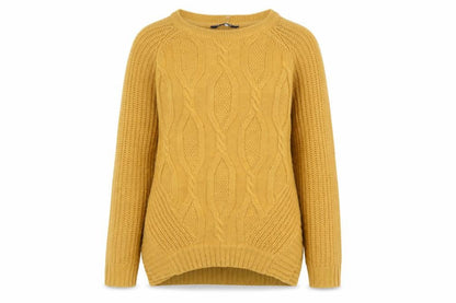 Womens UK Size 8 Select Yellow Pullover Jumper