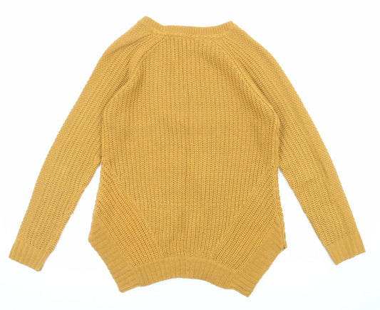 Womens UK Size 8 Select Yellow Pullover Jumper