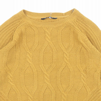 Womens UK Size 8 Select Yellow Pullover Jumper