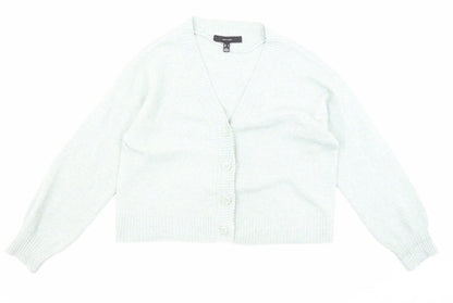 Womens UK Size S VERO MODA Blue Cardigan Jumper