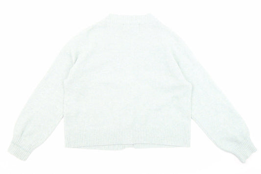 Womens UK Size S VERO MODA Blue Cardigan Jumper