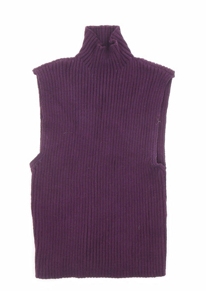 Womens UK Size S Zara Purple Pullover Jumper