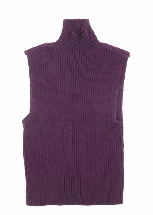 Womens UK Size S Zara Purple Pullover Jumper