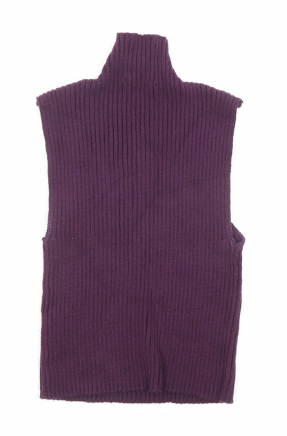 Womens UK Size S Zara Purple Pullover Jumper