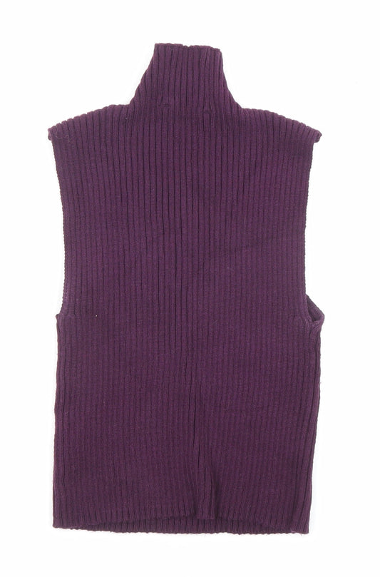 Womens UK Size S Zara Purple Pullover Jumper